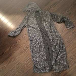 Charcoal Knot Cardigan Coverup - Brand New